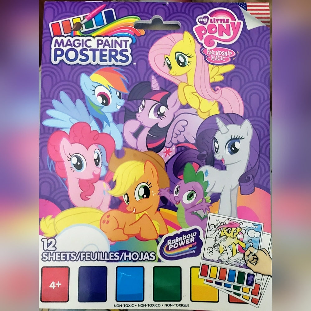 2/$20 My Little Pony Magic Paint Posters